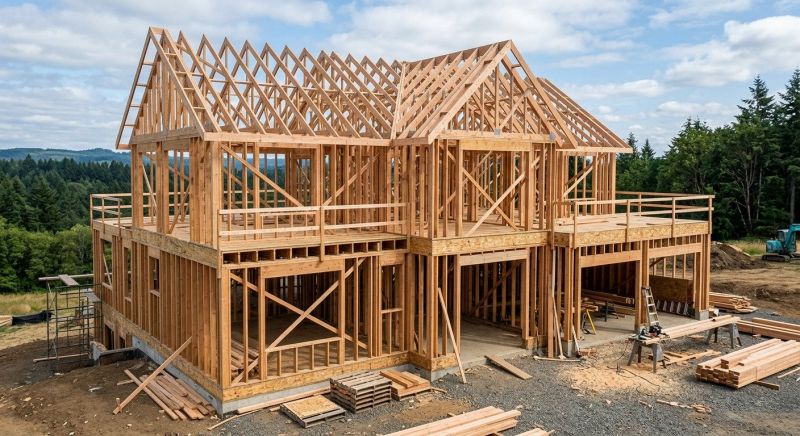 House Addition Framing in Kansas City, KS